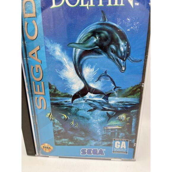 Ecco the Dolphin (Sega CD, 1993) Complete Cib Tested - Picture 2 of 11